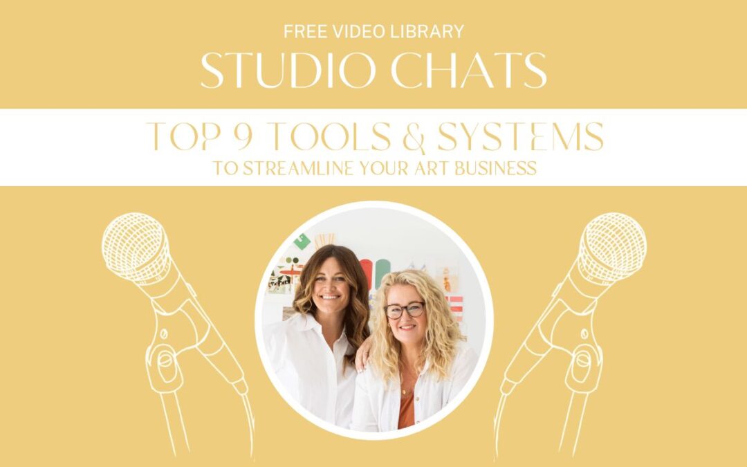 Studio Chat – Top 9 Tools to Streamline Your Art Business